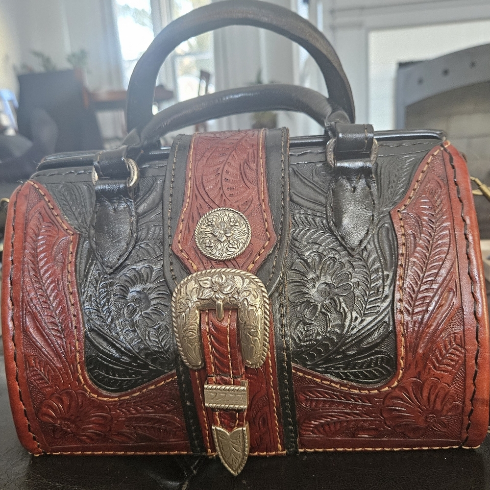 American West LEATHER Dr. Bag